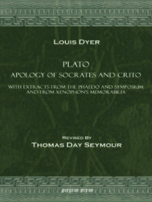 cover image of Plato, Apology of Socrates and Crito